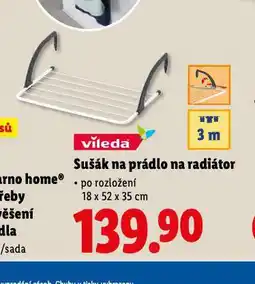 Lidl Sušák na prádlo na radiátor nabídka