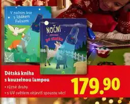Lidl Dětská kniha s kouzelnou lampou nabídka