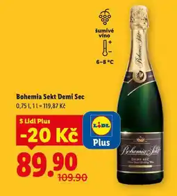 Lidl Bohemia sekt demi sec nabídka