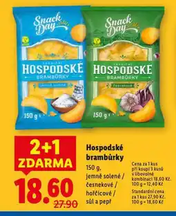 Lidl Hospodské brambůrky nabídka