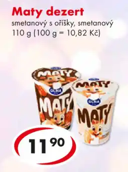 CBA Maty dezert nabídka