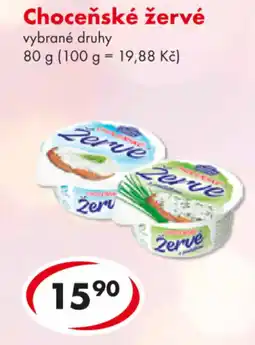 CBA Choceňské žervé nabídka