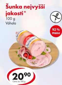 CBA Šunka nejvyšší jakosti nabídka
