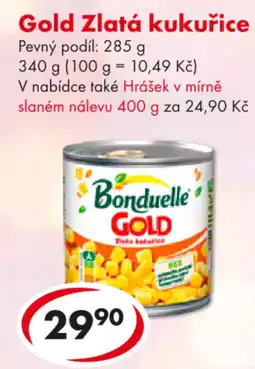 CBA Bonduelle Gold Zlatá kukuřice nabídka