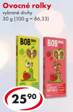 CBA Ovocné rolky nabídka