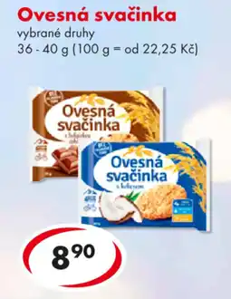 CBA Ovesná svačinka nabídka