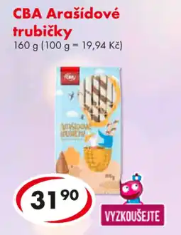 CBA CBA Arašídové trubičky nabídka
