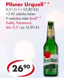 CBA Pilsner Urquell nabídka
