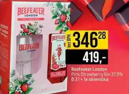 Jip Beefeater London Pink Strawberry Gin 37,5% 0,7l + 1x sklenička nabídka