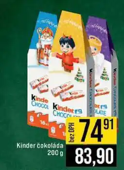 Jip Kinder čokoláda 200 g nabídka