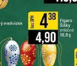 Jip Figaro Šišky mléčné 10,5 g nabídka