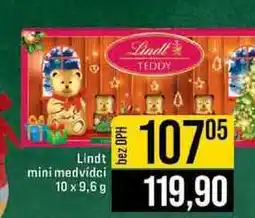 Jip Lindt mini medvídci 10 x 9,6 g nabídka