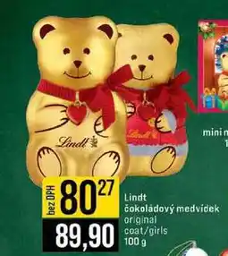 Jip Lindt čokoládový medvídek original coat/girls 100 g nabídka