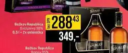 Jip Božkov Republica Exclusive 38% 0,5l+2x sklenička nabídka
