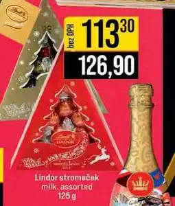 Jip Lindor stromeček milk, assorted 125 g nabídka