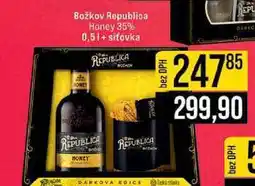 Jip Božkov Republica Honey 35% 0,5l+ síťovka nabídka