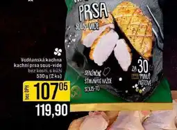 Jip Vodňanská kachna kachni prsa sous-vide bez kosti, s kůží 530 g nabídka