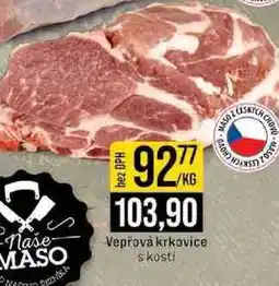 Jip Vepřová krkovice s kosti 1kg nabídka