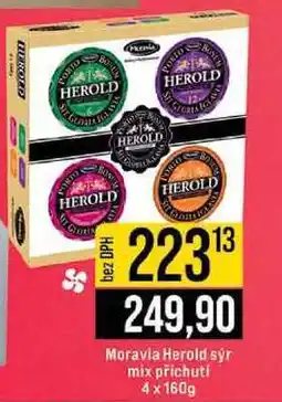 Jip Moravia Herold syr mix příchutí 4 x 160g nabídka