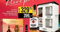 Jip Jim Beam White Kentucky Bourbon Whiskey 40% 0.7l+2x sklenička nabídka