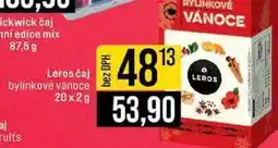 Jip Leros čaj bylinkové vánoce 20x2g nabídka