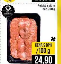 Jip Polský salám cca 200 g 100g nabídka