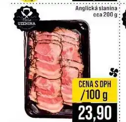 Jip Anglická slanina cca 200 g 100g nabídka