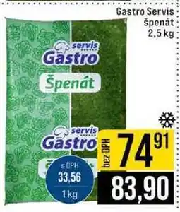 Jip Gastro Servis špenát 2,5 kg nabídka