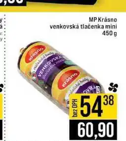 Jip MP Krásno venkovská tlačenka mini 450 g nabídka