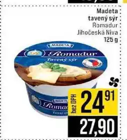 Jip Madeta tavený sýr Romadur Jihočeská Niva 125 g nabídka