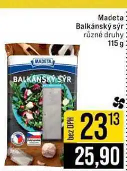 Jip Madeta Balkánský sýr různé druhy 115 g nabídka