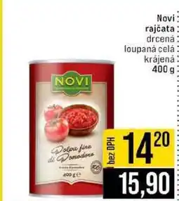 Jip Novi rajčata drcenȧ loupaná celá krájená 400 g nabídka