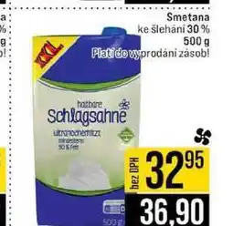 Jip Smetana ke šlehání 30% 500 g nabídka