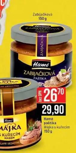 Jip Hamé paštika Majka s kuřecím 150 g nabídka