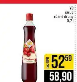 Jip YO sirup různé druhy 0,7l nabídka