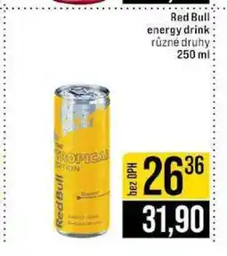 Jip Red Bull energy drink různé druhy 250 ml nabídka