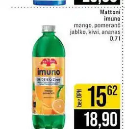 Jip Mattoni imuno mango, pomeranč jablko, kiwi, ananas 0,7l nabídka