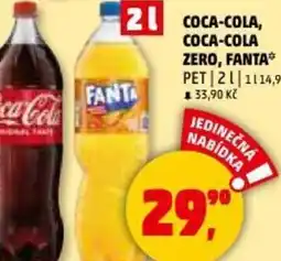 Penny Market Coca-cola, Coca-Cola zero, Fanta nabídka
