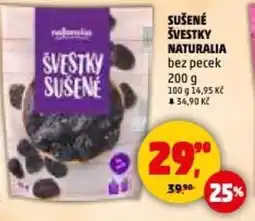 Penny Market Sušené švestky naturalia nabídka