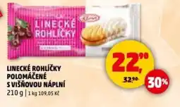 Penny Market Linecké rohlíčky polomáčené s višňovou náplní nabídka