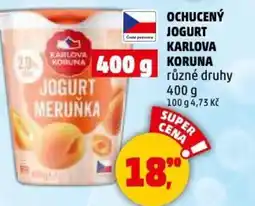 Penny Market Ochucený jogurt karlova koruna nabídka