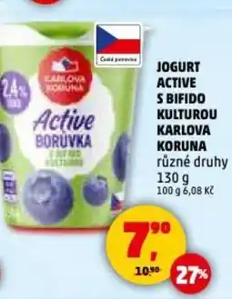 Penny Market Jogurt active s bifido kulturou karlova koruna nabídka