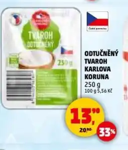 Penny Market Odtučněný tvaroh karlova koruna nabídka