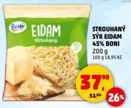 Penny Market Strouhaný sýr eidam 45% boni nabídka
