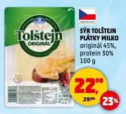 Penny Market Sýr tolštejn plátky milko nabídka
