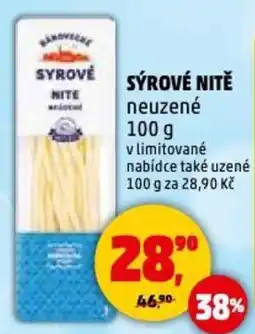 Penny Market Sýrové nitě neuzené nabídka