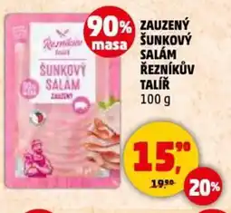 Penny Market Zauzený šunkový salám řezníkův talíř nabídka