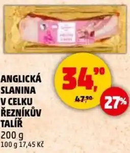 Penny Market Anglická slanina v celku řezníkův talíř nabídka