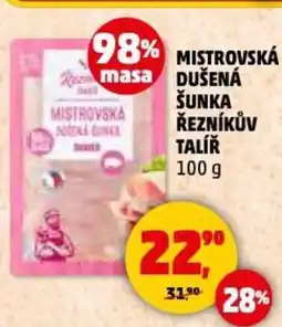 Penny Market Mistrovská dušená šunka řezníkův talíř nabídka