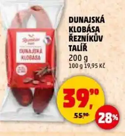 Penny Market Dunajská klobása řezníkův talíř nabídka